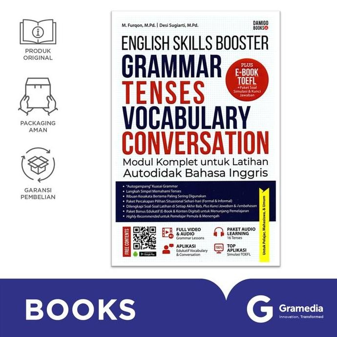 ENGLISH SKILLS BOOSTER: GRAMMAR, TENSES, VOCABULARY | BUKU BAHASA INGGRIS SD STOK TERBATAS