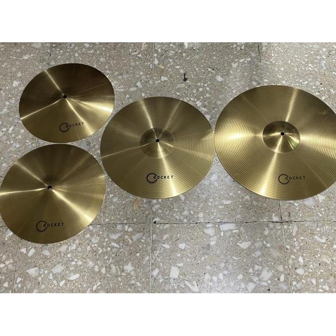 CYMBAL ROCKET SET / SIMBAL SET ROCKET 14 - 14 - 16 - 18 ORIGINAL DAN TERPERCAYA