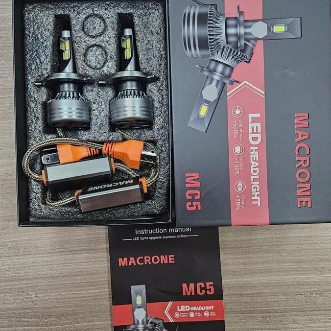 LAMPU LED MACRONE MC5 H4 6000K