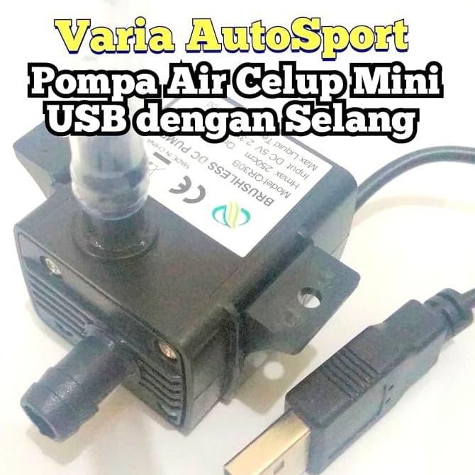 tersedia pompa mini usb aquarium m1 + selang 1 meter submersible water pump