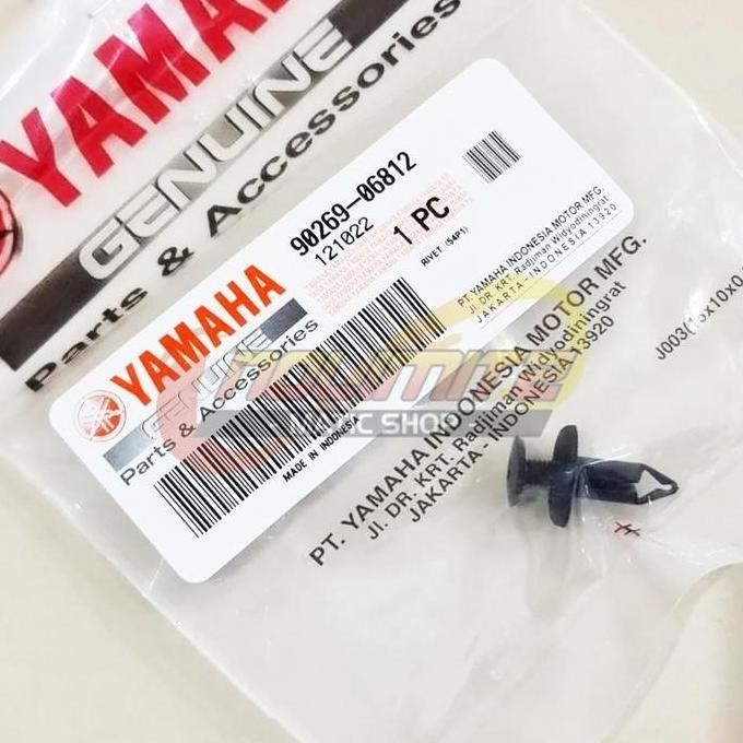Baut Klip Kancing Body Plastik ORI Yamaha Genuine Parts 90269-06812