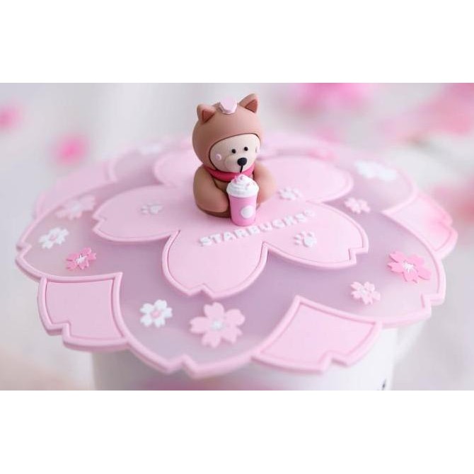 (Allthebest) Starbucks Bearista Cup Lid, Tutup gelas e Starbucks