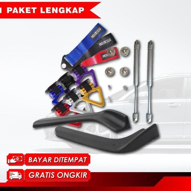 Sale, Variasi Mobil Winglet Lips Bumper Universal Paket Komplit Truck, Best Original