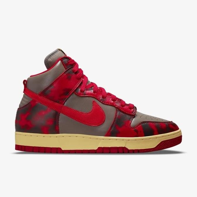 Murah Nike Dunk High 1985 Sp - Red Acid Wash/University Red