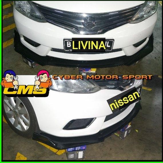 SPLITTER BUMPER NISSAN GRAND LIVINA. LIPS BUMPER LIVINA. WINGLET ABS. Best Original