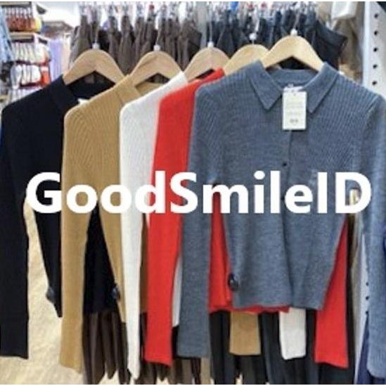 Sale Jastip Women Cardigan Polo Extra Fine Merino Rib Lengan Panjang Uniqlo