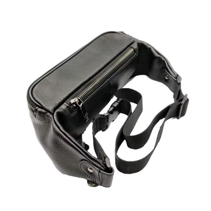 Promo Hugo Thorch - Waist Bag Pria Kulit - Luciola