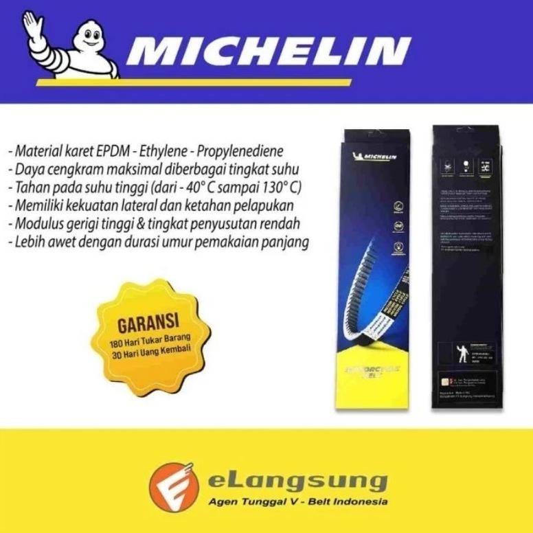 Miliki VANBELT PCX 160 ADV 160 MICHELIN VBELT MICHELIN EPDM PCX 160 ABS ADV 160 CBS ORIGINAL MICHELI
