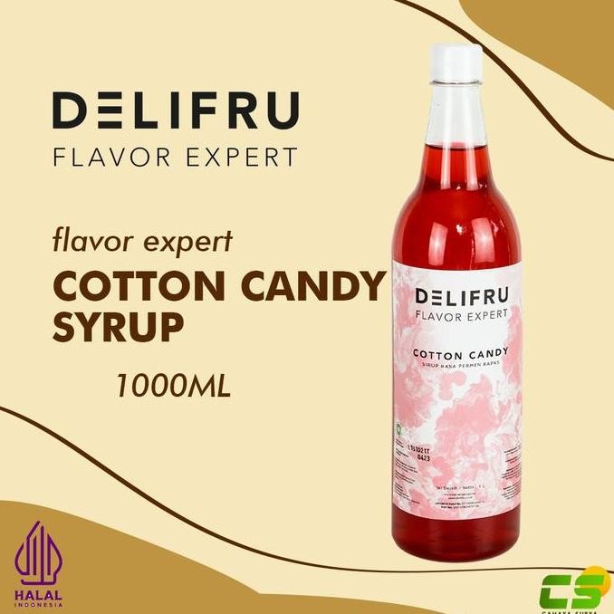 

Delifru Syrup/Sirup - Cotton Candy Syrup 1000 Ml Kualitas Terbaik Harga Termurah