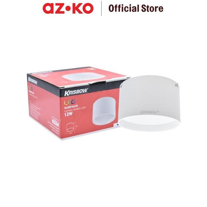 Krisbow Lampu Downlight Led 12 Watt 4000K - Putih
