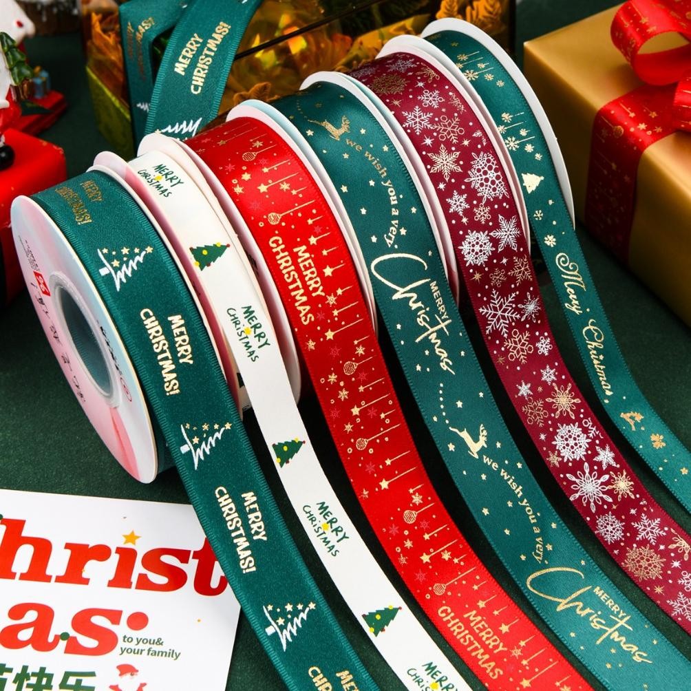 

2.5cm X 22mtr PER ROLL PITA NATAL - PITA SANTIN CHRISTMAS aSt