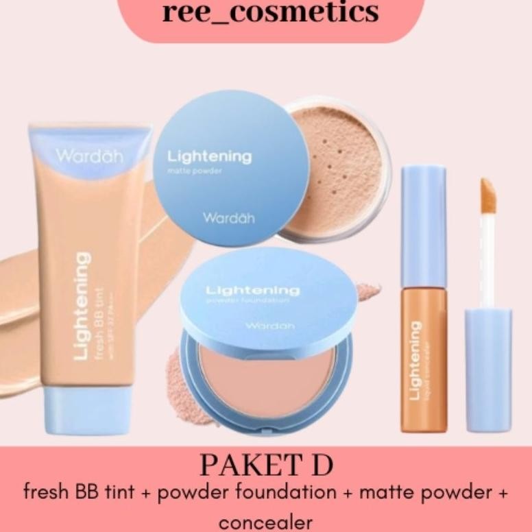 Wardah Lightening Paket Make Up Lengkap 1 Set | Make Up Wardah