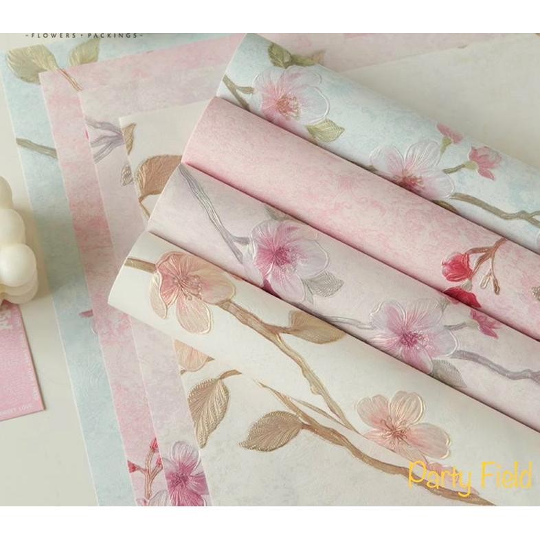 

[1Pak/10Pcs] Tyxl Kertas Buket Bunga / Flower Bouquet Wrapping Paper aSt