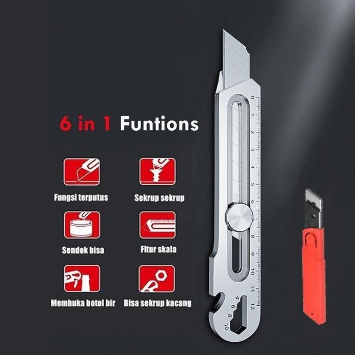

Tk30 Cutter Besi Stainless Cutter Besar 18Mm Set Cutter Pemotong Kertas Serbaguna