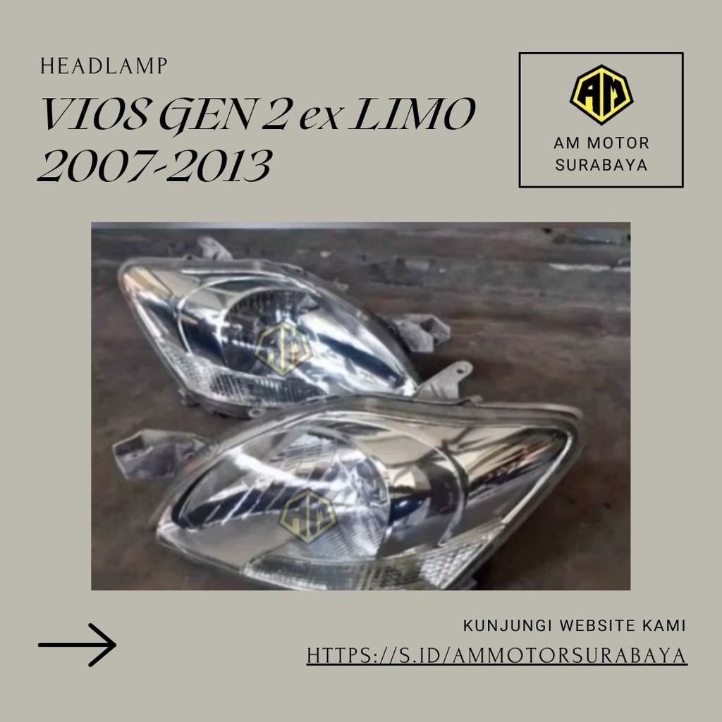 Headlamp VIOS GEN 2 (ex LIMO) 2013