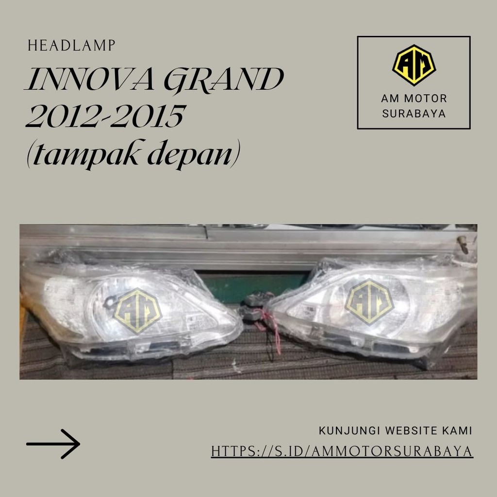Headlamp INNOVA GRAND 2012-2015