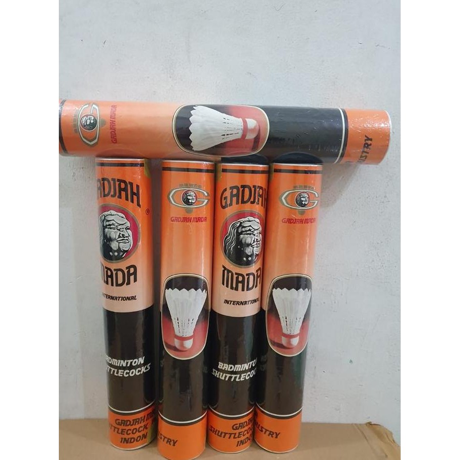 Produk Baru Shuttlecock Gajah Mada Orange Original Internasional | Kok Badminton Bulu Angsa Premium