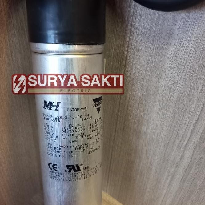 Capacitor Esta Vishay 10Kvar Kapasitor Bank 10 Kvar 3P 525V Type Open