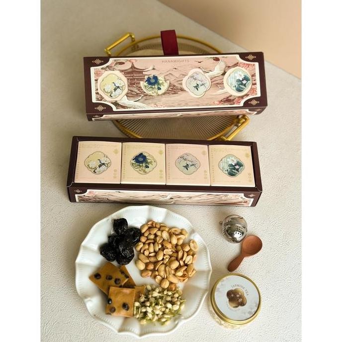 

Ready Eagle Hampers Imlek CNY 2025 Tea Gift Parcel Bingkisan Tahun Baru China