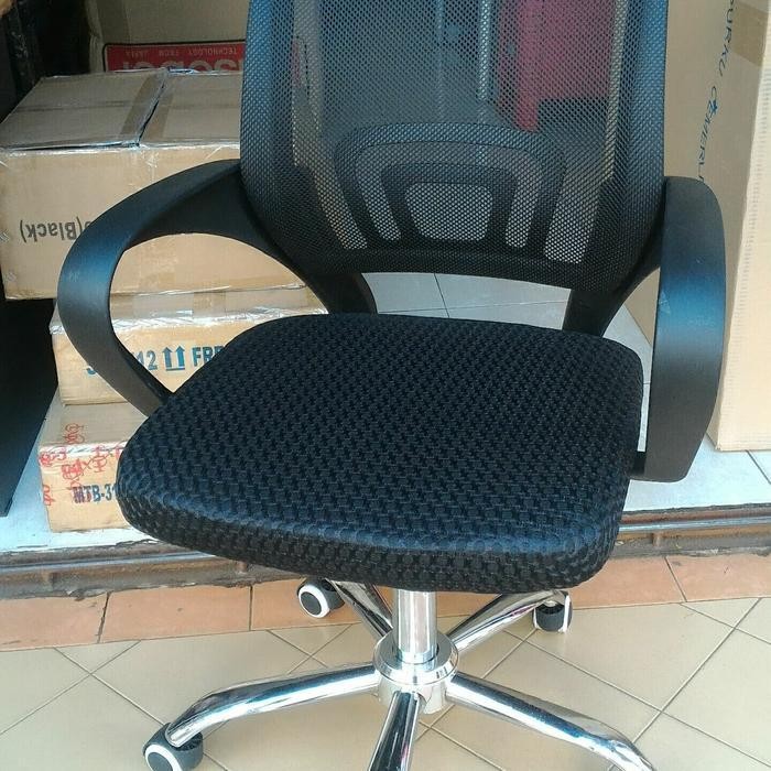 Kursi Kantor Staff Hidrolik Kursi Jaring Kaki Crome Krom Original Dan Terpercaya