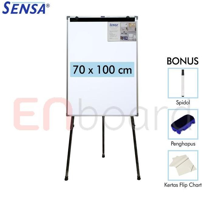 

Siap Kirim Flip Chart Sensa 70x100cm - Papan Presentasi Flipchart Non Magnet Kuat & Ringan