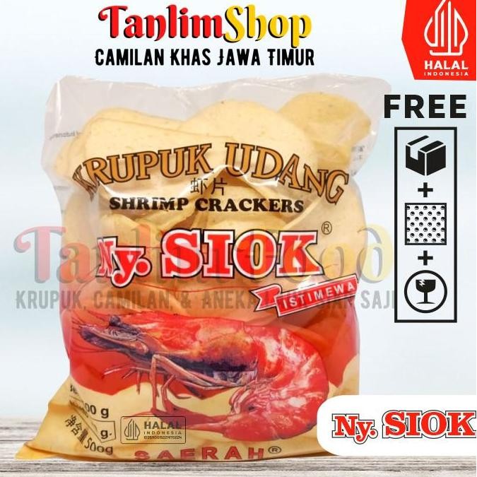 

(Allthebest) Kerupuk Udang / Shrimp Crackers Oval Ny Siok - TanlimFood