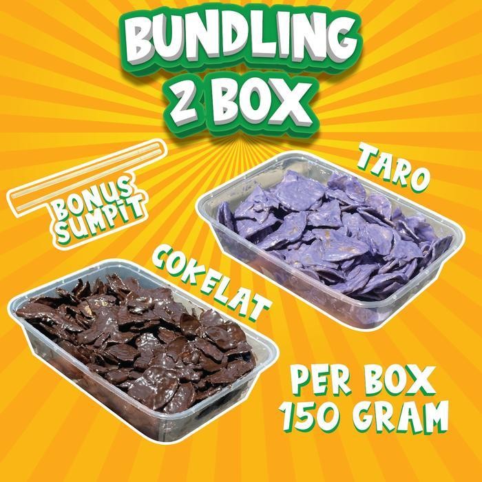 

Ccf Paket Bundling 2 Box 300 Gram | Keripik Pisang Makanan Food Vanilla Manis Snack Chips Cemilan Kripik Vanila Banana Camilan