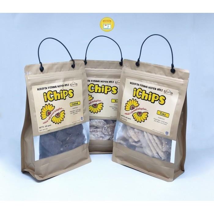 

Ccf Ichips Keripik Pisang Coklat Asli Lampung Kemasan Zip Lock 225G