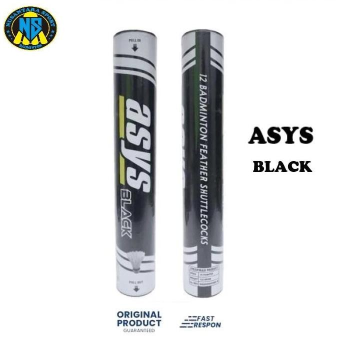 Sale Shuttlecock Badminton Asys Hitam / Kok Asys Original