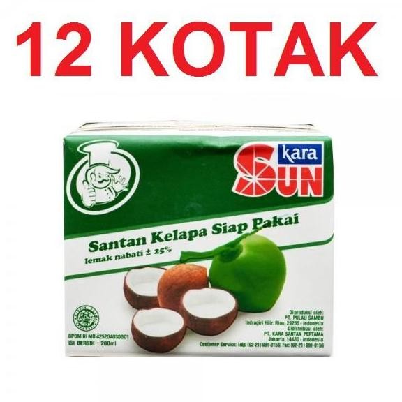 

Promo Santan Kelapa Sun Kara 200Ml Per Dus - Santan Cair Siap Pakai Masakan
