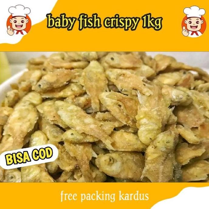 

GL baby fish crispy 1kg / ikan pepetek renyah termurah Food Crispy Cemilan