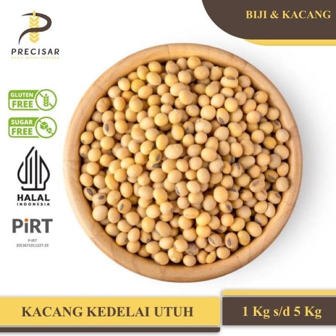 

GL Kacang Kedelai Utuh / Whole Soya Beans - Organic | Natural | Gluten Free | Sugar Free - 1Kg s/d 5Kg