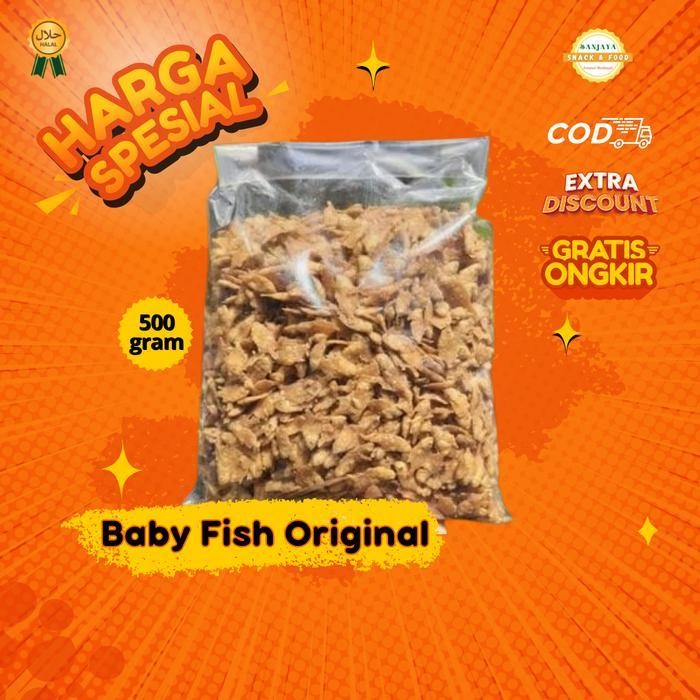 

Ccf Baby Fish Ikan Crispy Pepetek 500G Dengan Bumbu Racikan Sendiri Food Cemilan