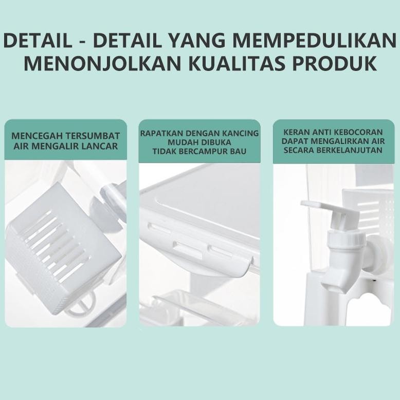 Bisa Cod Dispenser Air Minuman Panas Dingin 3 5 Liter Estetik | Dispenser Kulkas Galon Mini Dengan K