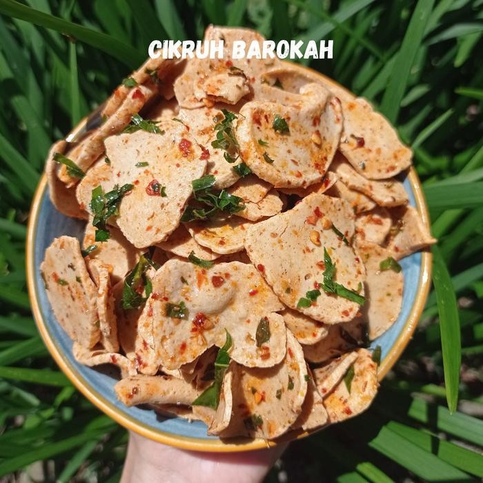 

Ccf Cikruh Barokah 1Kg Kripik Keripik Basreng Tipis Pipih Kemasan Bumbu Melimpah Daun Jeruk Snacks Pedas Asin Cemilan Food