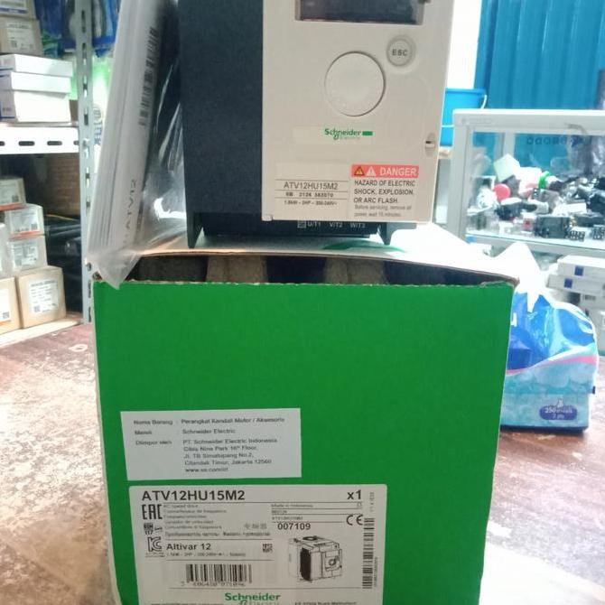 INVERTER SCHNEIDER ATV12HU15M2/INVERTER SCHNEIDER 1.5KW 2HP 220V