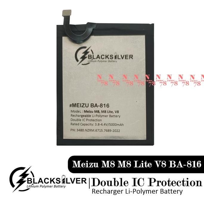 Baterai Meizu M8 M8 Lite V8 BA816 Double IC Protection Online MURAH