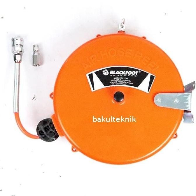 Selang kompresor gulung gantung atau air hose reel BLACKFOOT