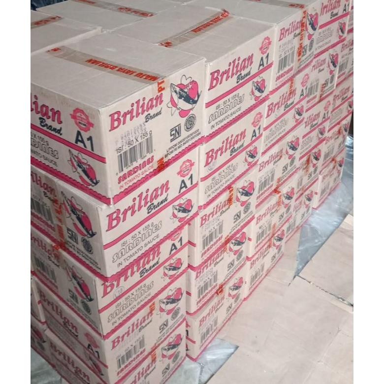 

Sarden Brilian 155Gr Paket Hemat 1Dus Isi 50Kaleng Terbaru