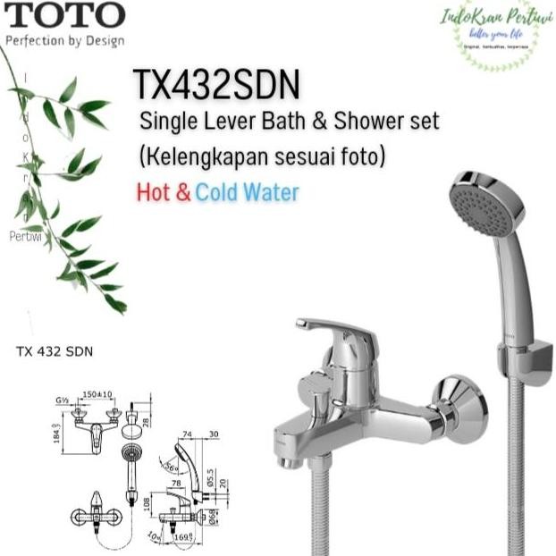 Bst Ready Shower Mandi Set Toto Tx432Sdn (Hot & Cold Water)/ Tx432Sd /Tx432Sdz Best Seller