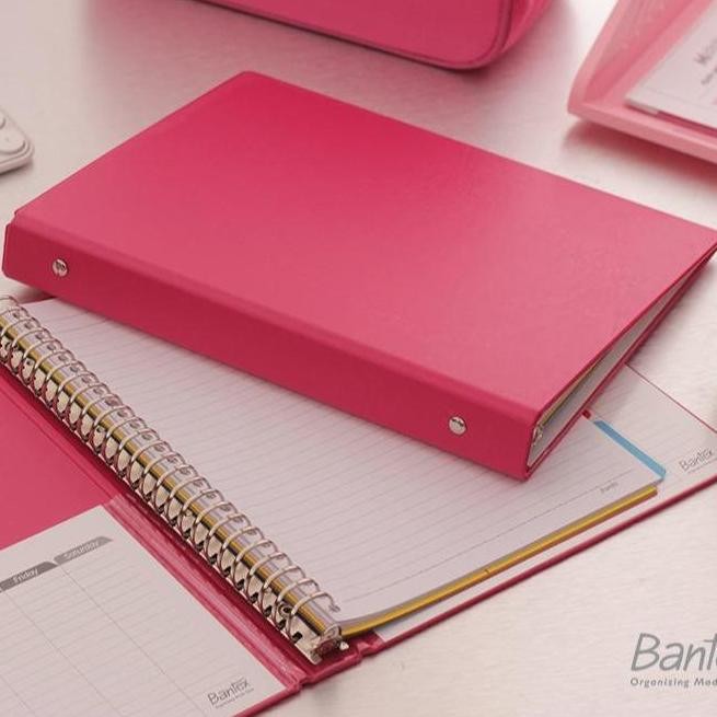 

Tersedia Bantex Multiring Binder B5 26 Ring 25mm Pink #1326 19