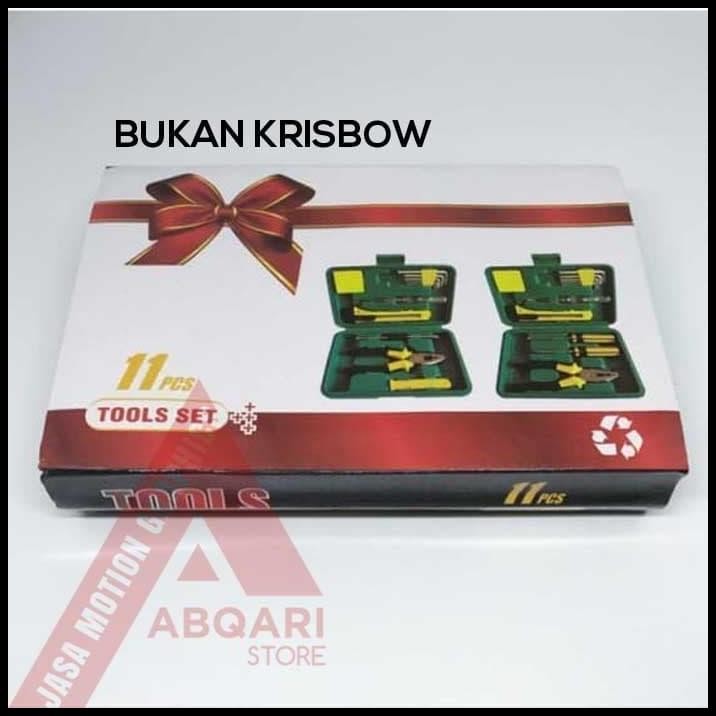 perkakas 11pcs / toolkit set / krisbow toolkit