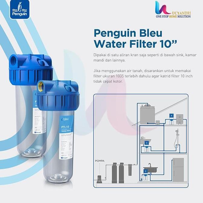 Filter Air Penguin Pbf 10 Cto Water Filter Tangki, Toren, Tandon