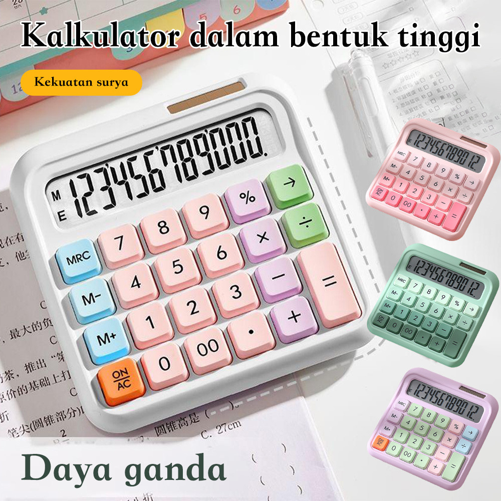 

Kalkulator Keuangan 12 Digits Untuk Kantor Bernilai Tinggi, Pelajar Dopamin Permen Warna Surya Persegi.