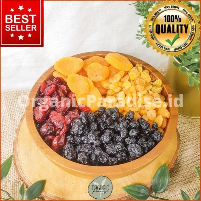 

Mix Dried Fruit 500 Gr Premium Quality Organic Paradise Terlaris