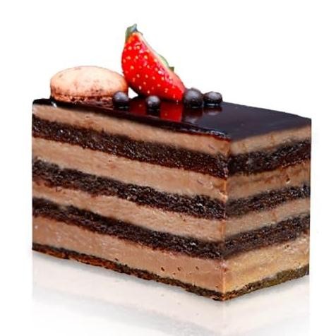 

The Harvest Milk Chocolate Portion Kue Slice Cokelat Susu Lembut Stok Terbatas