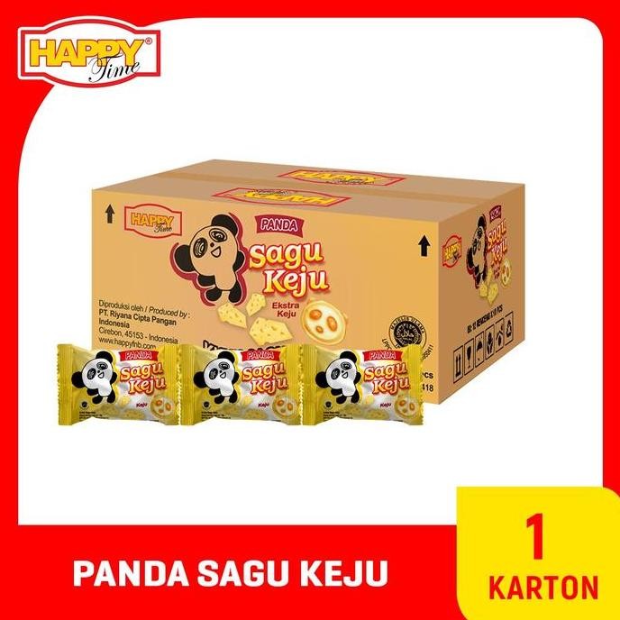 

Happy Time Panda Sagu Keju 1 Karton Isi 12 Renceng Kue Kering Lebaran Stok Terbatas