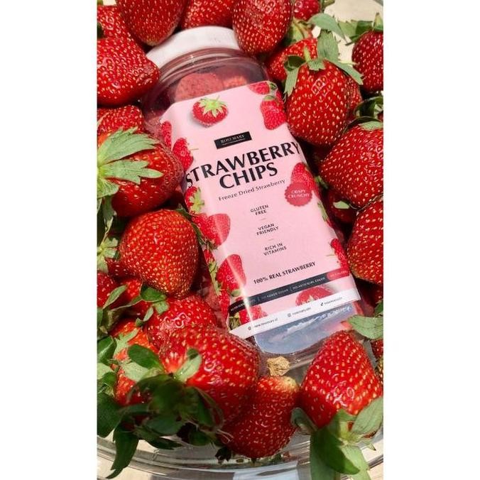 

Stroberi Kering Freeze Dried Strawberry Renyah Stok Terbatas