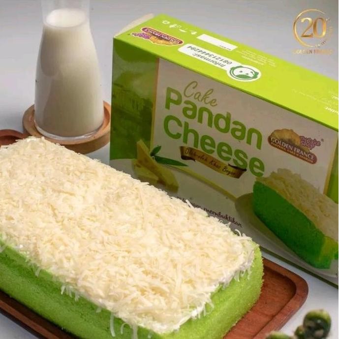 

Cake Pandan Cheese Golden France Kue Camilan Stok Terbatas