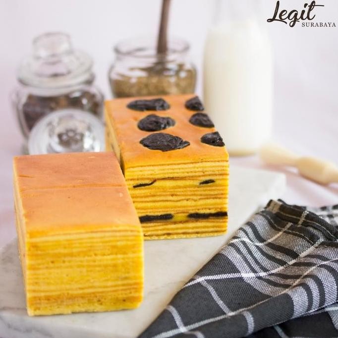 

Lapis Legit Mix 2 Variant Premium Cake Stok Terbatas